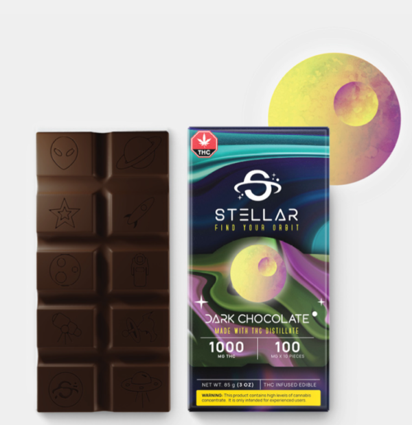 Stellar Chocolate Bar 1000mg
